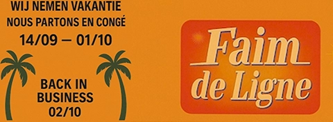 Interieur van Brasserie Faim de Ligne